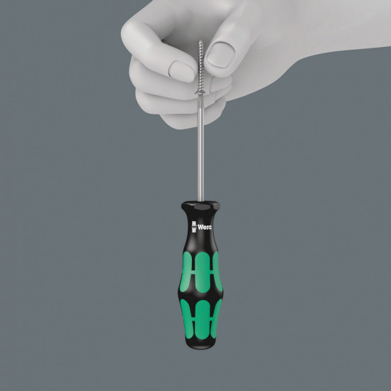 Wera 367 torx® hf schroevendraaier met vasthoudfunctie, tx 10 x 80 mm