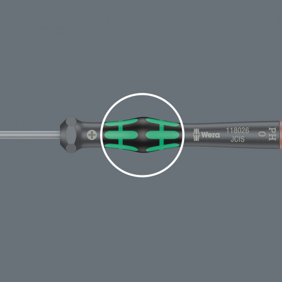 Wera 2054 kraftform micro binnenzeskant-schroevendraaier, 0.028" x 40 mm