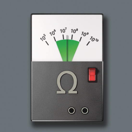 Wera 1460 esd kraftform micro draaimomentschroevendraaier met vast vooringesteld meetbereik volgens klantspecificatie, met snelwisselhouder, 1461 esd x 0,05-0,11 nm