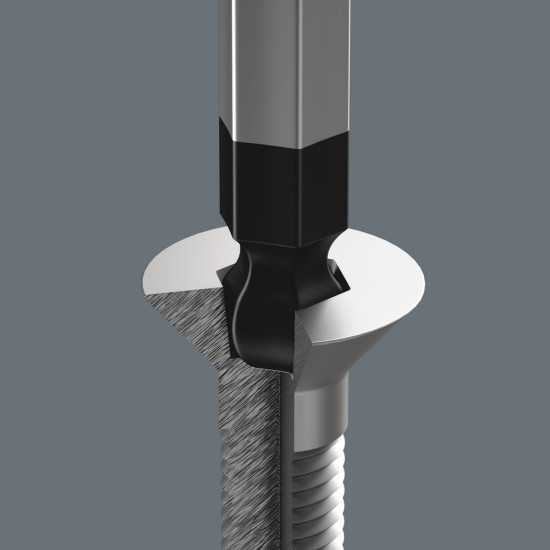 Wera 352 binnenzeskant kogelkop schroevendraaier, 3/16" x 100 mm