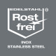 3868/4 BINNENVIERKANT BITS, RVS, # 2 X 89 MM