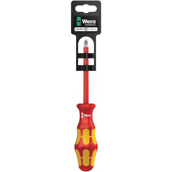 Wera 165 i pz/s sb vde geisoleerde schroevendraaier voor plusminus-schroeven, # 2 x 100 mm
