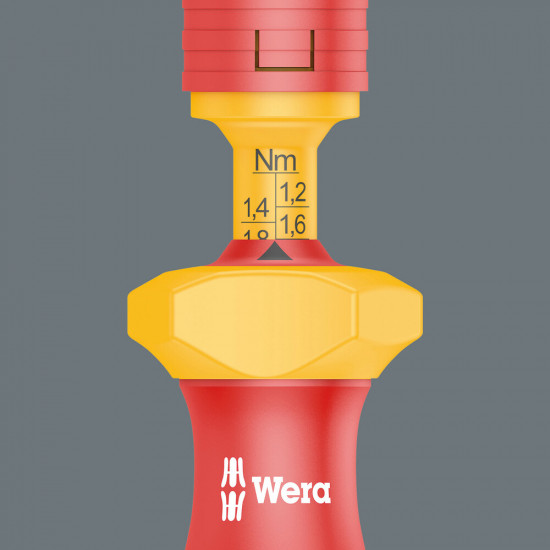 Wera serie 7400 kraftform instelbare momentschroevendraaier (0,3-3,5 nm), 7440 vde x 0,3-1,2 nm