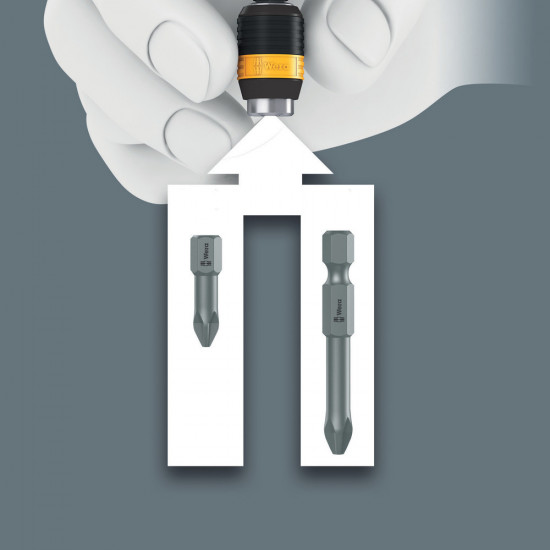 Wera serie 7400 esd kraftform draaimomentschroevendraaier met vast vooringesteld meetbereik volgens klantspecificatie, maat van de handgreep 105 mm, 7460 esd x 0,3-1,2 nm