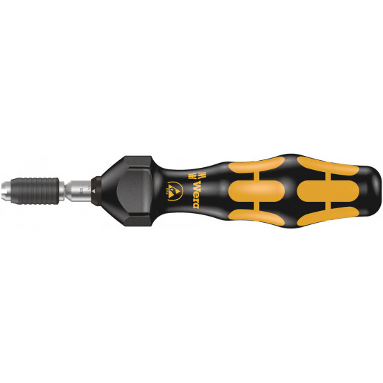 Wera serie 7400 esd kraftform instelbare momentschroevendraaier (0,1-1,0 nm) met snelwisselhouder, 7435 esd x 0,10-0,34 nm