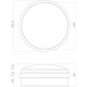 Intersteel DEURSTOP PUCK 90X43 RVS GEBORSTELD