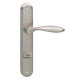 Intersteel DEURKRUK GEORGE OP SCHILD TOILET-/BADKAMERSLUITING 63 MM NI