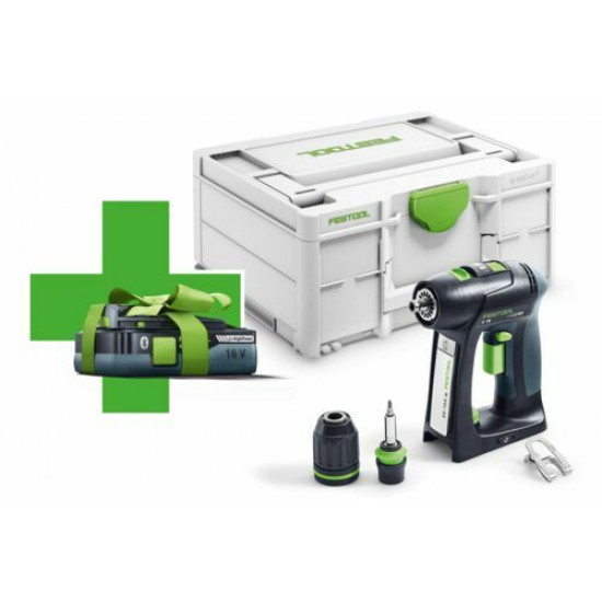 Festool accu-schroefboormachine c 18 basic 4,0