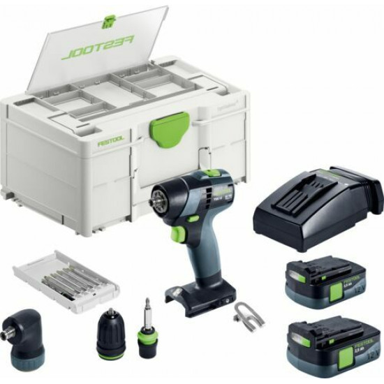 Festool accu-schroefboormachine txs 12 2,5-set