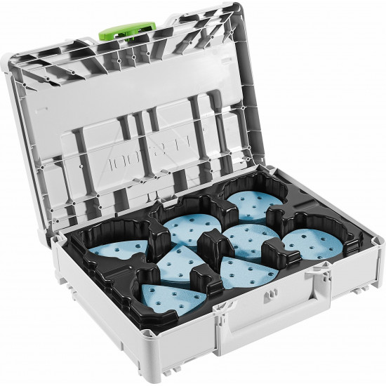 Festool schuurpapier granat systainer³ sys-stf d90/v93 gr-set