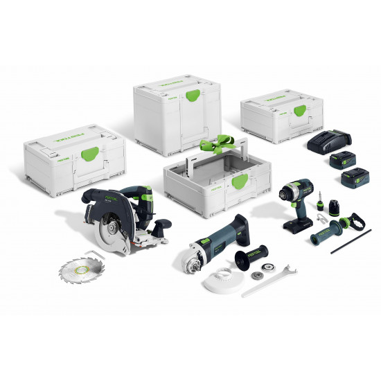 Festool combo-set hkc55/tpc18/agc18/tb 137