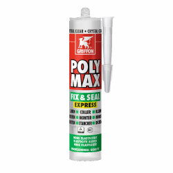 GRIFFON POLY MAX® FIX&SEAL EXPR.CRYSTAL CLEAR 300G