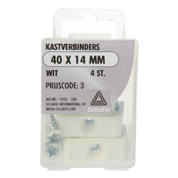 KASTVERBINDER WIT 40 X 14 MM 4ST