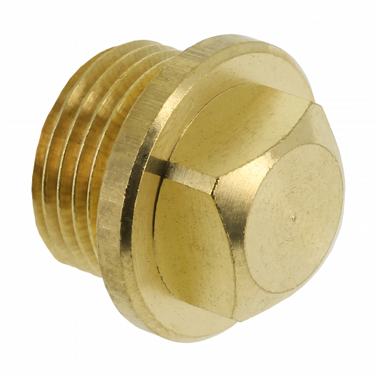 BONFIX DRAAD MESSING PLUG MET VIERKANT 1/4" BU.DR.