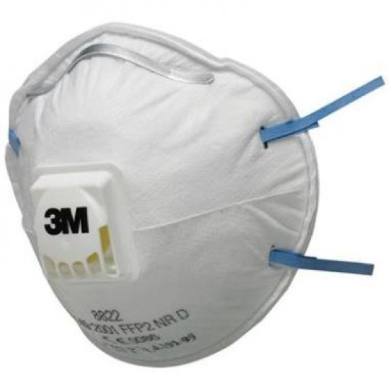 3M™ STOFMASKER, FFP2, MET VENTIEL, 8822