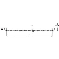 HANDMETAALZAAGBLAD SANDFLEX 24-TANDS