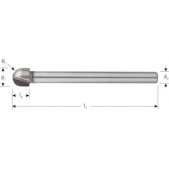 HM HOUTROTFREES, SILVER-LINE, D2=6 /ø9,5