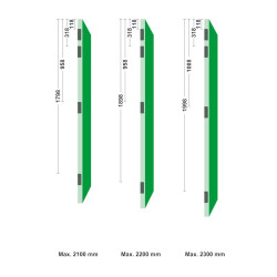 SMART EASYFIX SCHARNIER/89X89X3/RONDHOEK/RVS