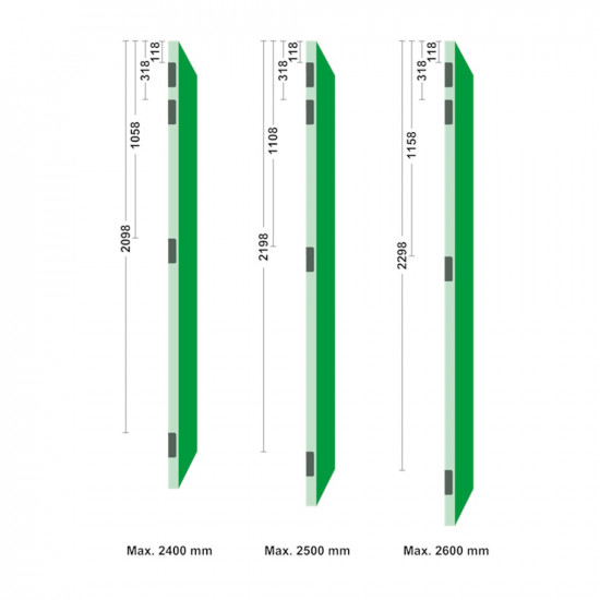 SMART EASYFIX SCHARNIER/89X89X3/RONDHOEK/RVS