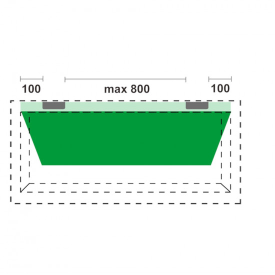 SMART EASYFIX SCHARNIER/89X89X3/RONDHOEK/RVS