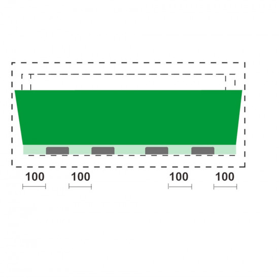 SMART EASYFIX SCHARNIER/89X89X3/RONDHOEK/RVS