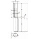 HPL WR 0 080 / AANLASPAUMELLE STALEN PEN MESS. RING 080X12MM