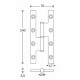 PAUMELLES DIN RS  DR. RI. 2 - 4  140X70MM