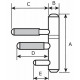 HPL14755043-0 / PAUMELLE ST/NP 14MM HOUT