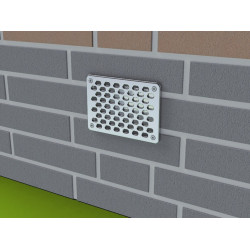 GEVELFIX RVS VOORZETROOSTER 14X10CM