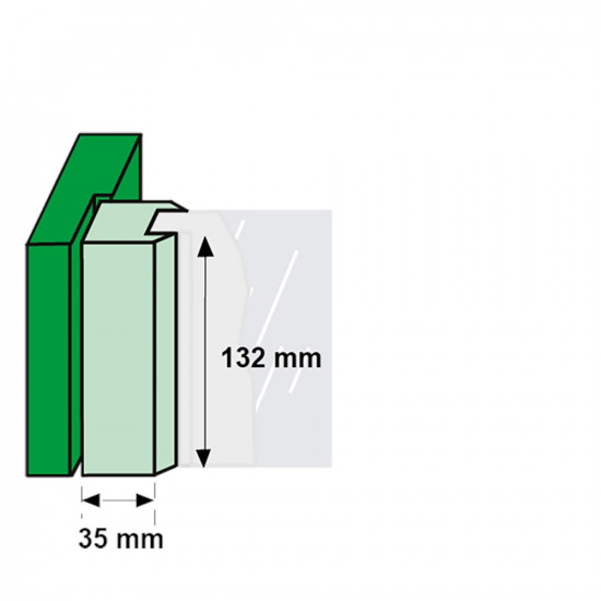 RAAMSLUITING DRUKKNOP/RECHTS/ALUMINIUM F1