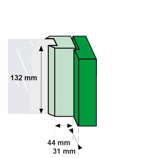 AXA RAAMSL. 3308-41-91 F1 NOK/KNOP DRR 4