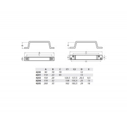 GREEP 110MM OPSCHROEVEND NATUREL (4201)