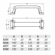 GREEP 160MM OPSCHROEVEND NATUREL (4257)