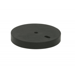 DEURBUFFER VERHOGER 12 MM RUBBER ZWART TBV 02030