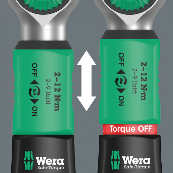 Wera safe-torque a 1 set 1, 1/4" vierkant, 2-12 nm, 10-delig