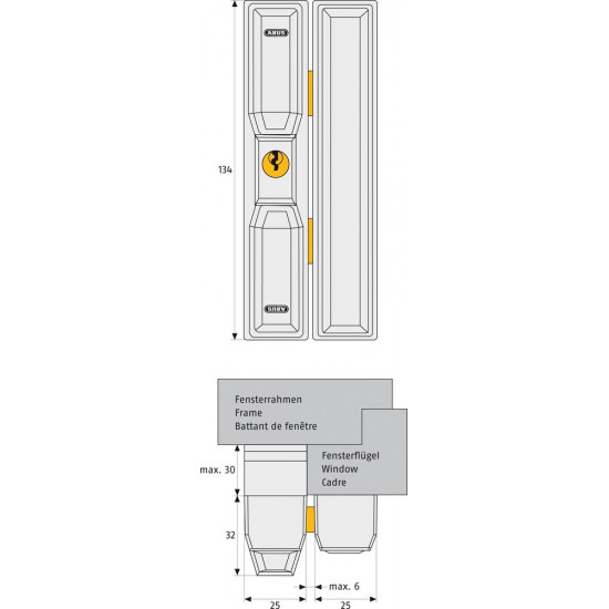 RAAMSLOT FTS88 W AL0125