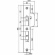 P 4119/17/U DR.2+4 BULK PER 10 SLUITPLAAT, RVS 25X192MM AFGEROND, BULKVERPAKKING, PER 10 STUKS VERPAKT, DR 2+4.