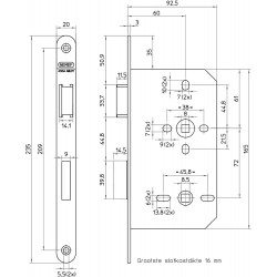 BADK/WC.SLOT Z.SL.PL KV644/17 DR2