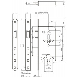 VH CILINDER D/N SLOT 2427-17T24-60 ZS