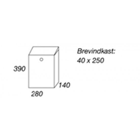 BRIEVENBUS ALLUX 200 GROEN