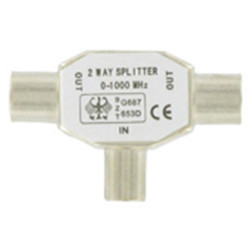 COAX RADIO-SPLITTER 2-WEG