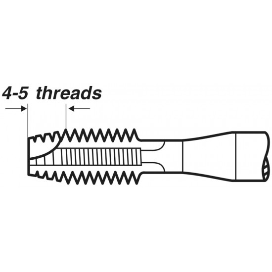 VÖLKEL MACHINETAP DIN371 M4 HSS-E VORM B