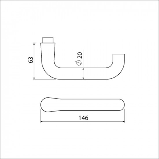 Ami deurkruk 394 dd.53/57 f1