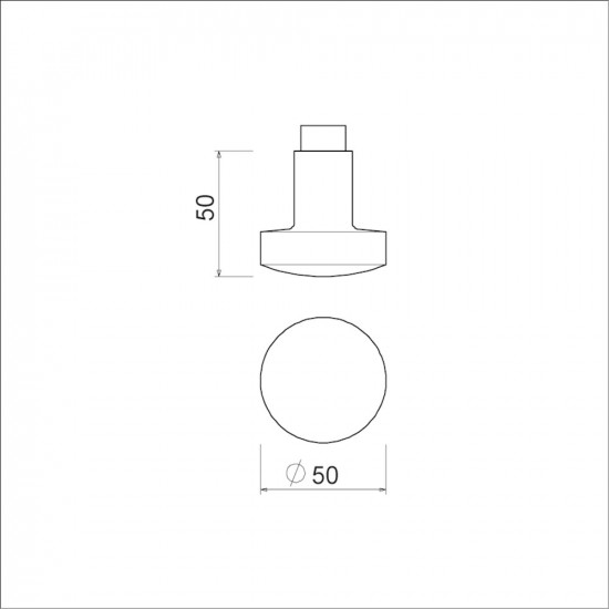 Ami knopkruk 169/50 gatdeel m6 f1