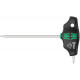 Wera 467 torx® hf t-greep-schroevendraaier met vasthoudfunctie, tx 8 x 100 mm