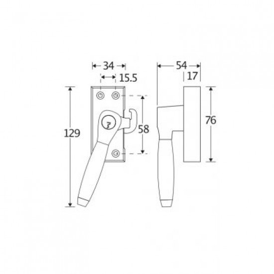 SKG RAAMSLUITING RS TON MGN/EBBEN