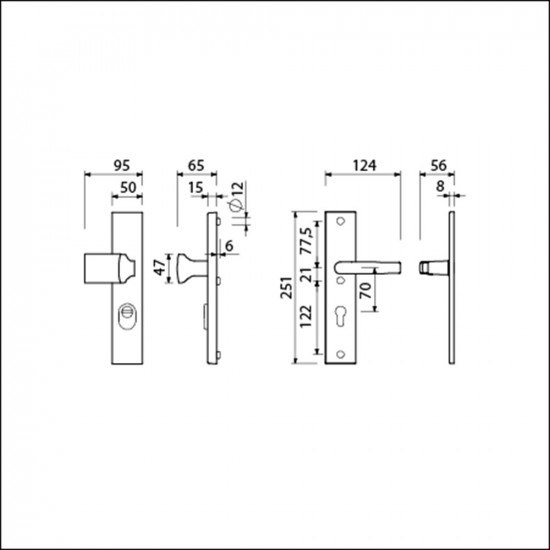 Ami vh beslag kt pc 70 f1 891368