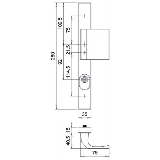 Dieckmann renovatie smal gr/kr re pc92