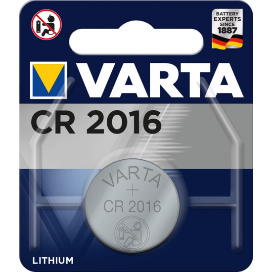 CR2016 LITHIUM BLISTER (1 ST)