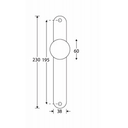 KNOPGARN. KOGEL 60MM/MODERN MMNO BLIND